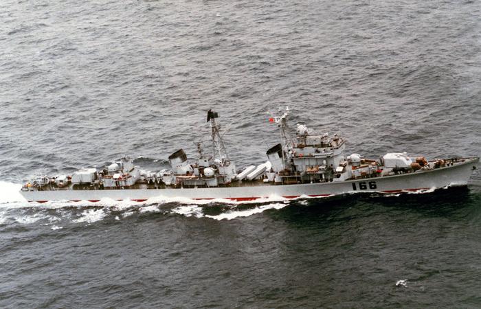 中国海军166号驱逐舰，捍卫海洋，展示大国力量，中国海军166号驱逐舰，捍卫海洋，展现大国威严与力量