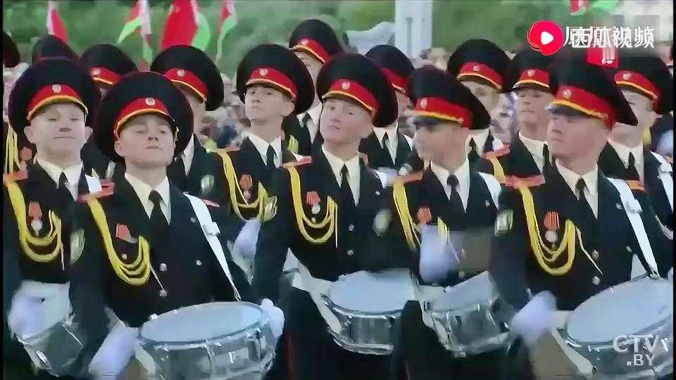 2019年中国仪仗队在俄罗斯的盛大展示，中国仪仗队在俄罗斯的震撼展示