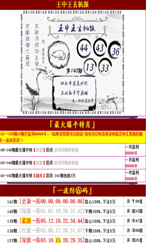 王中王资料一肖平特图