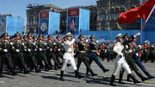 中国解放军亮相俄罗斯阅兵，跨越国界的军事友谊与共同安全追求，中俄军事友谊见证，中国解放军亮相俄罗斯阅兵，共同追求安全与合作