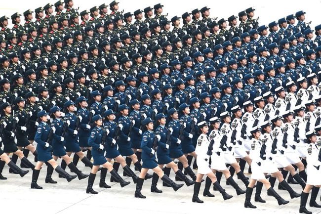 国庆阅兵方队，横竖人数的精妙组合，国庆阅兵方队，横竖人数的完美组合展现国威军威