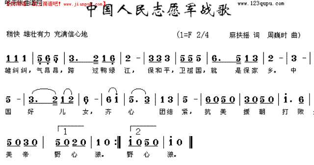 中国人民志愿军军歌第1章，英勇出征的旋律，中国人民志愿军军歌第一章，英勇出征的旋律振奋人心