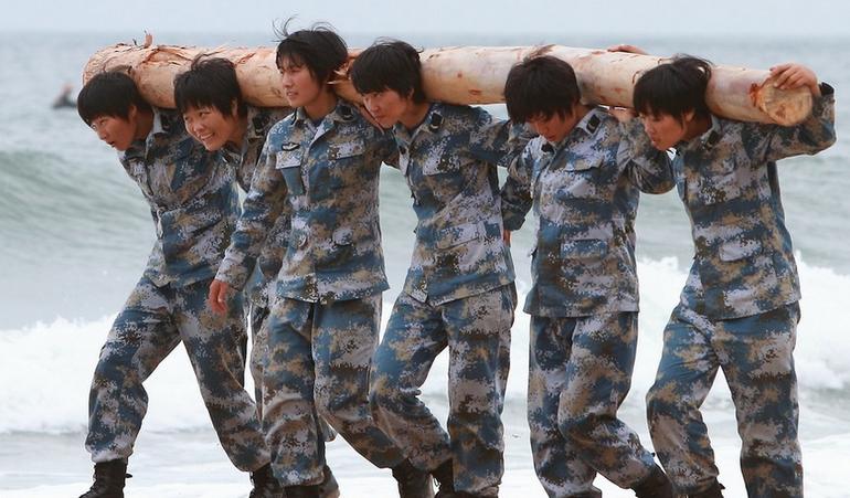 最美中国海军女兵