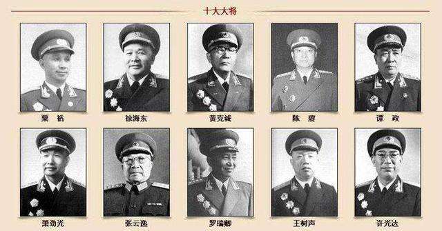 十大将军排序，历史与现代的致敬，历史与现代致敬，十大将军排序