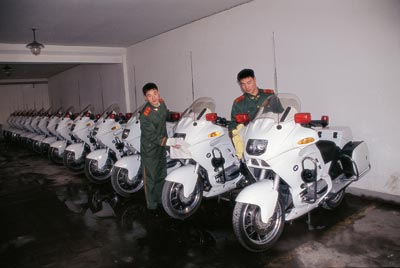 国宾护卫队摩托车