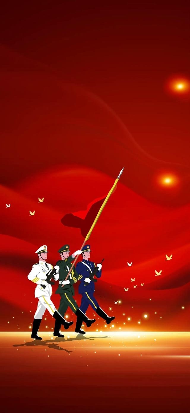 解放军背景图片，荣耀与担当的象征，解放军背景图片，荣耀与担当的永恒象征