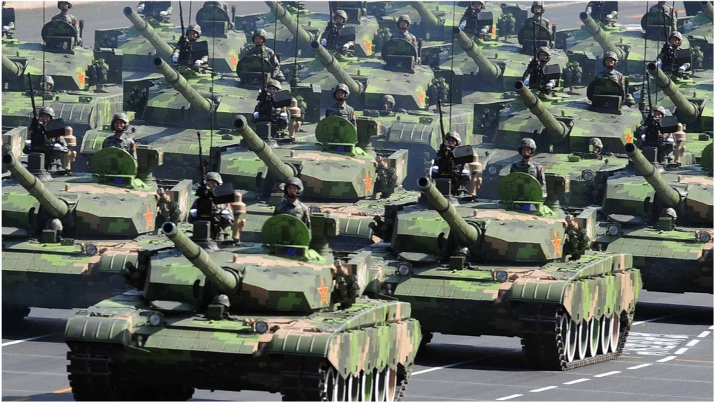 中国阅兵中的96式主战重坦，钢铁巨人的荣耀，钢铁巨人荣耀，中国阅兵中的96式主战重坦亮相