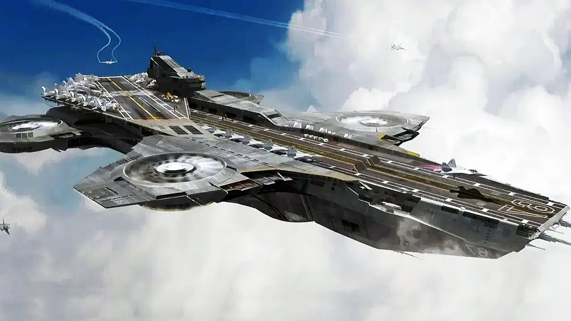 空天母舰，未来战争的核心力量介绍，未来战争核心力量，空天母舰揭秘