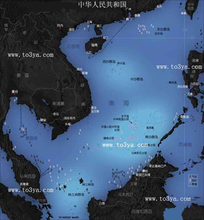南海位置图，揭示中国南海的地理概况及其重要性，南海地理概况与重要性揭秘，中国南海位置图解析