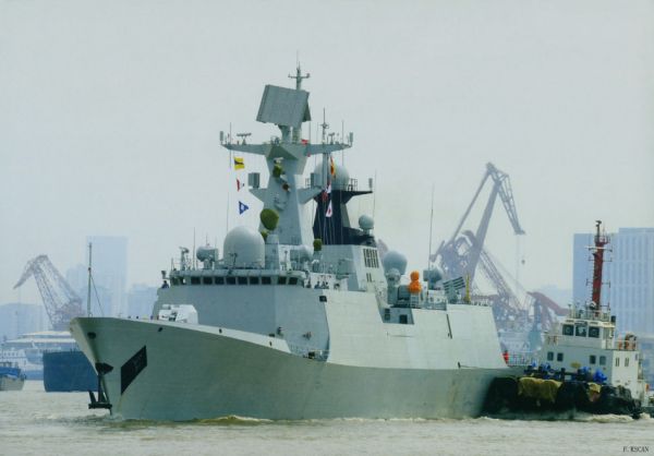 中国海军再添新力量，054型护卫舰又开建，中国海军再添新力量，054型护卫舰续建启航