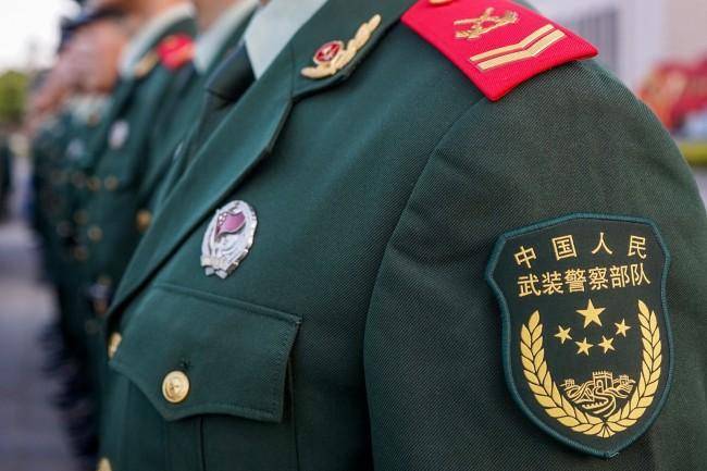武警内卫服装图片，展现军威与荣耀的象征，武警内卫服装，军威与荣耀的展现