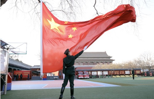 国旗护卫队张自轩，荣耀与使命的交响，国旗护卫队张自轩，荣耀之路与使命交响
