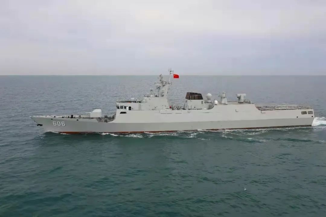 中国056型护卫舰辛集号，护卫海洋的力量象征，中国辛集号护卫舰，护卫海洋的力量象征