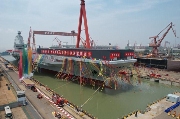 中国第三艘航母的建造进展及其意义，中国第三艘航母建造进展与战略意义探究