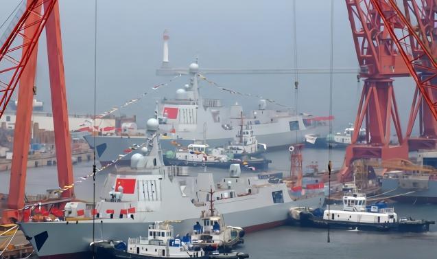 中国海军新里程碑，003航母船体合拢与常规动力技术的崭新篇章，中国海军新里程碑，003航母船体合拢，常规动力技术开启新篇章